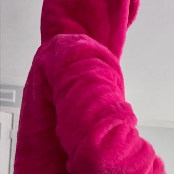 Ladies Pink Fleece Jacket - Picture 5 of 5